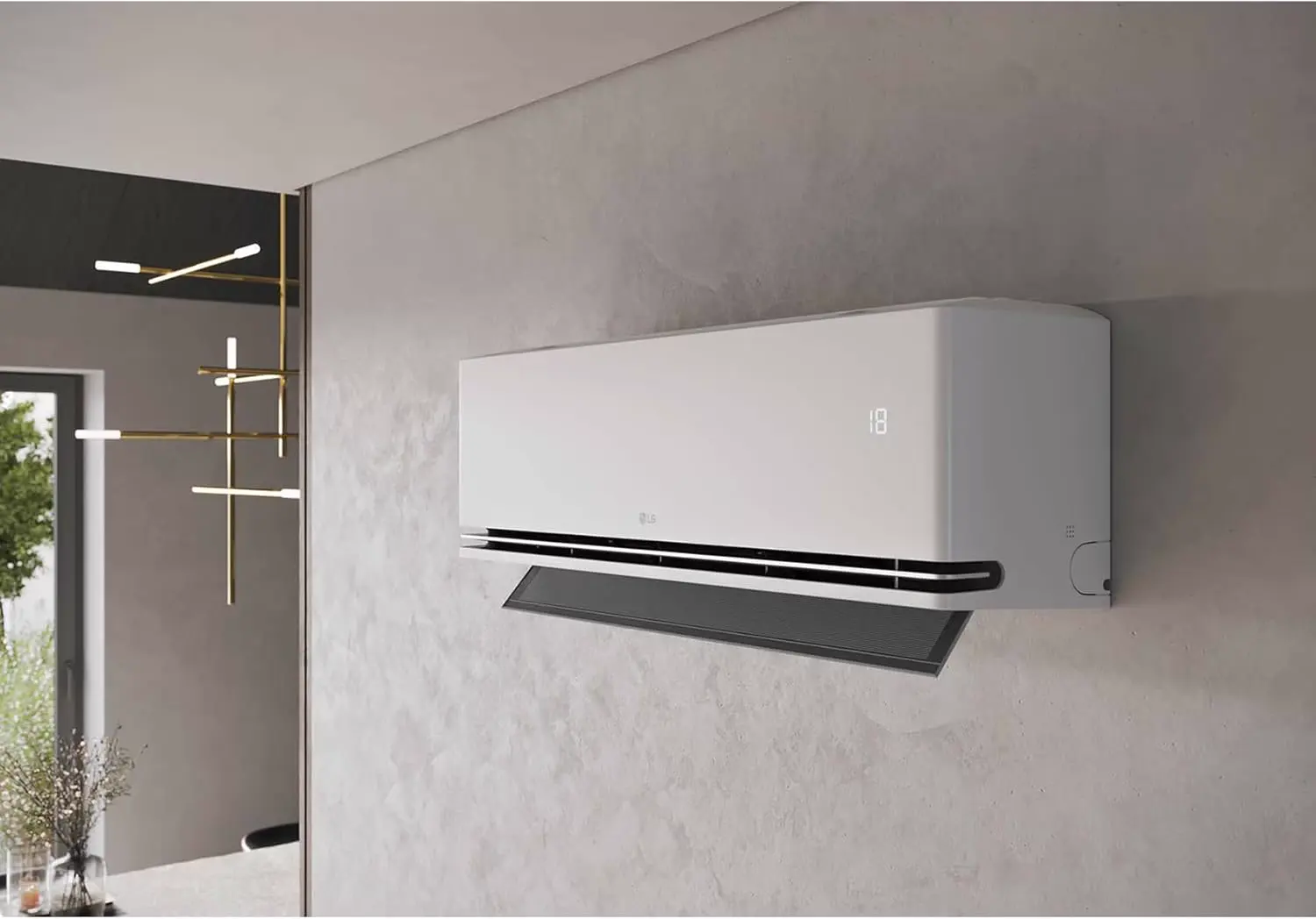 LG Klimaanlage Double Split DualCool Deluxe WiFi 9000 + 9000 vue 19