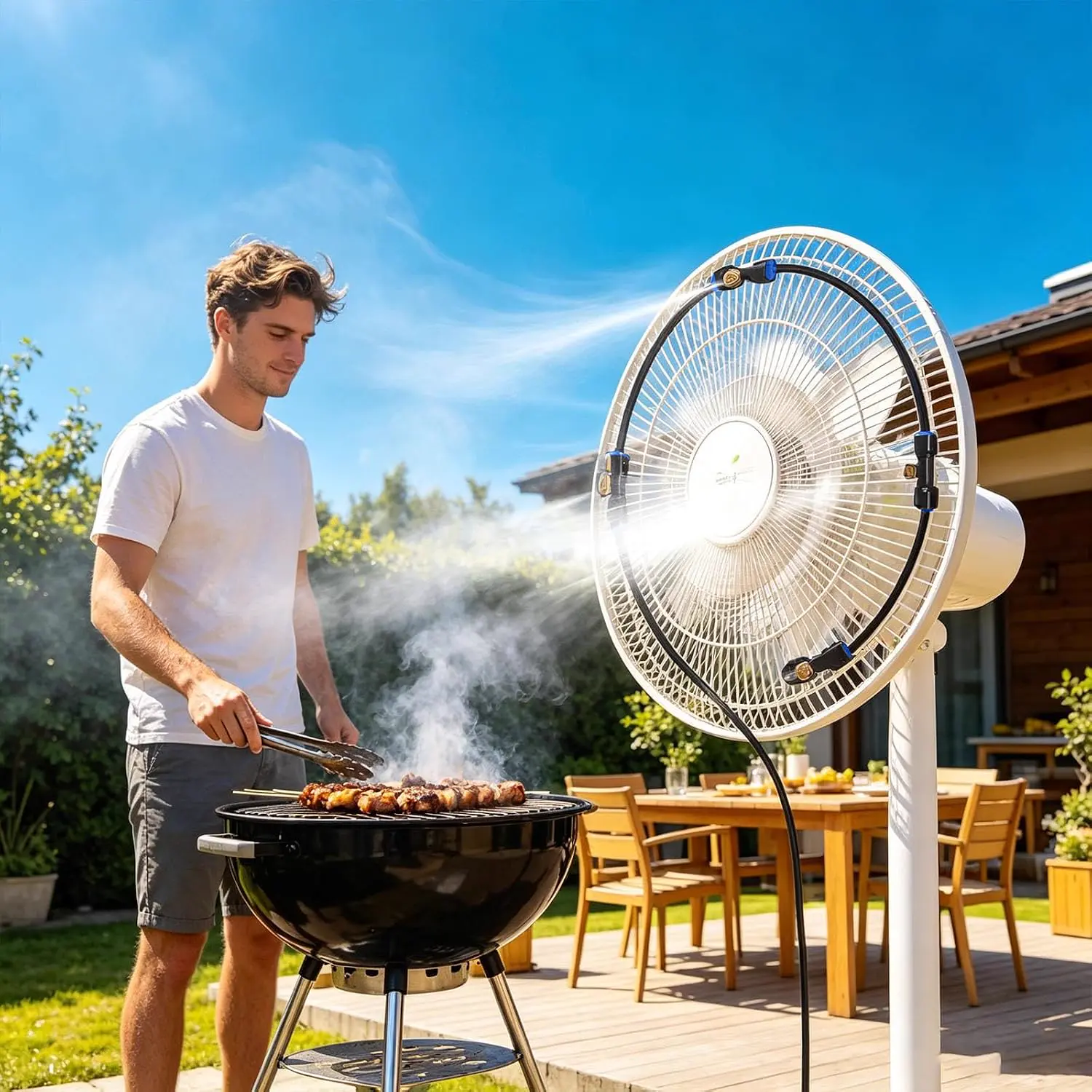 Zerstäuber Terrasse Außen Kit D’Irrigation System De vue 3