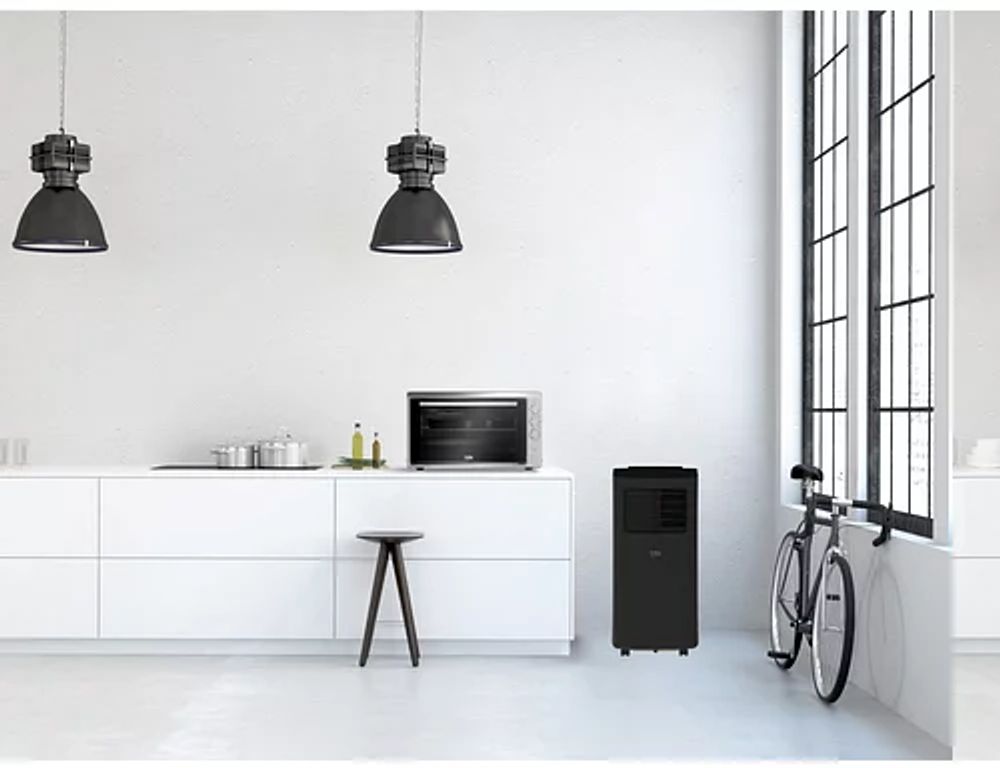 Mobile Klimaanlage Beko BS107CB 6 500 BTU kompakt und leise vue 2